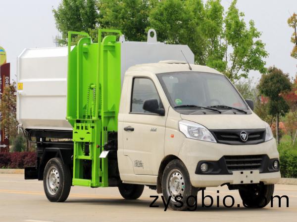 國六福田祥蔆(ling) 3方 掛桶垃圾車