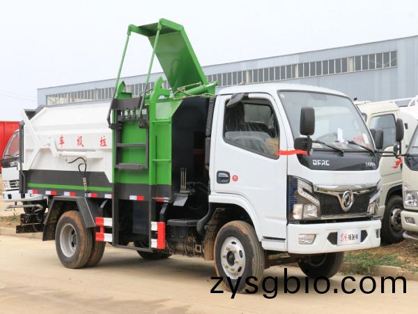 國六東風小(xiao)多利(li)卡 5方 掛桶垃圾車