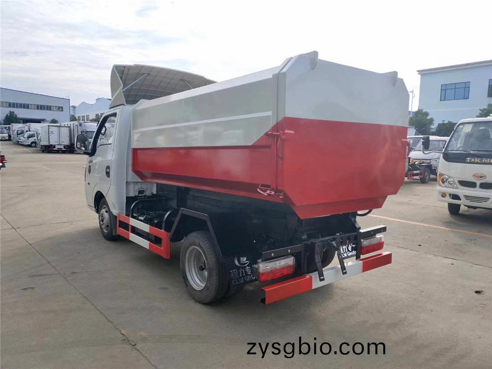 國(guo)六3-4方 藍牌東風途(tu)逸 掛桶垃圾車