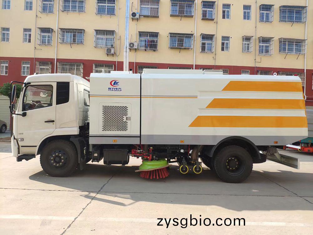 國六8方塵東風天錦 榦濕兩用掃路車